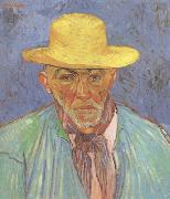 Vincent Van Gogh, Portrait of Patience Escalier Shepherd in Provence (nn04)